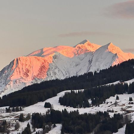Chalet A Megeve-Vauvray - Grands Appartements , Vue Mont Blanc Demi-Quartier المظهر الخارجي الصورة